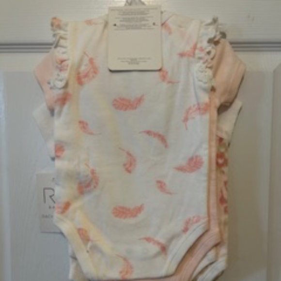 Rachel Zoe 5 Pack Bodysuits 3-6M - Picture 4 of 4